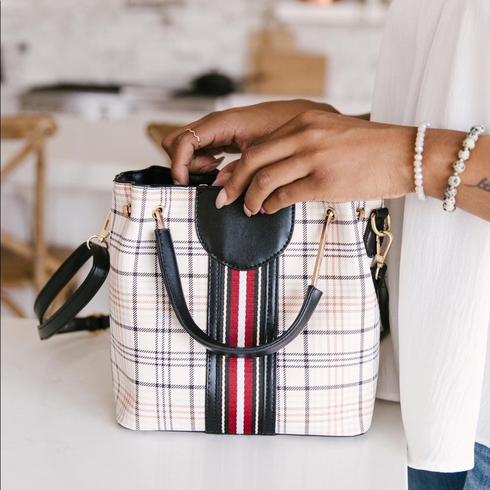 Calee Gingham Bag